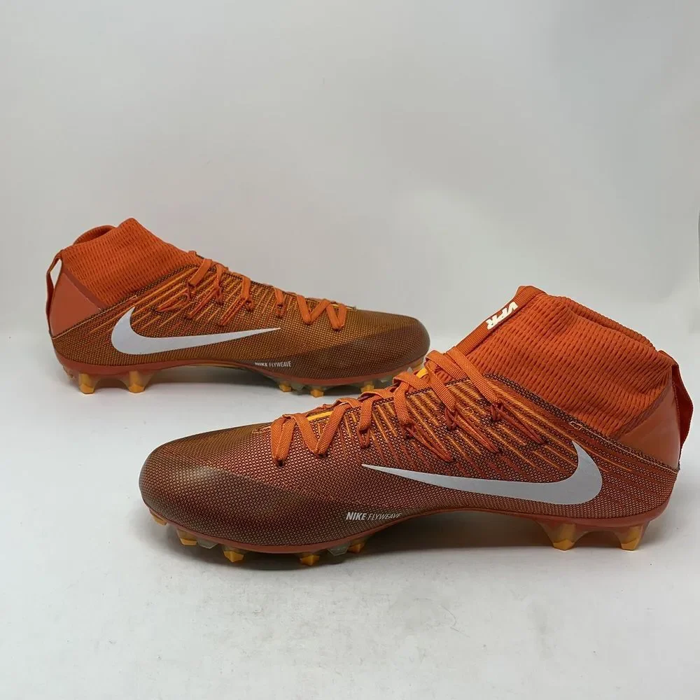 Nike Vapor Untouchable 2 Football Orange White 824470-818 Men's Size 15‎